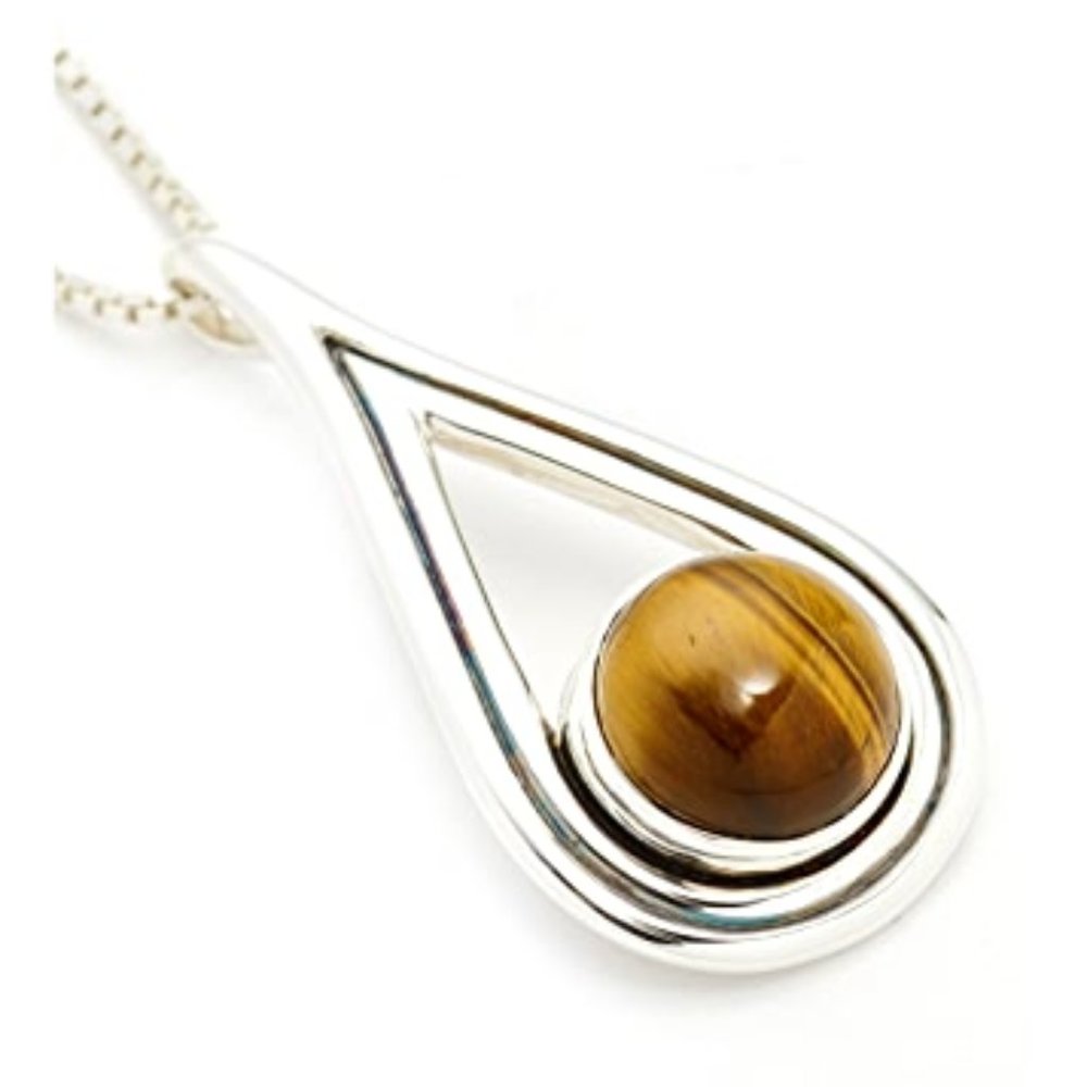 Pamela Love Tiger's Eye Rhea Pendant